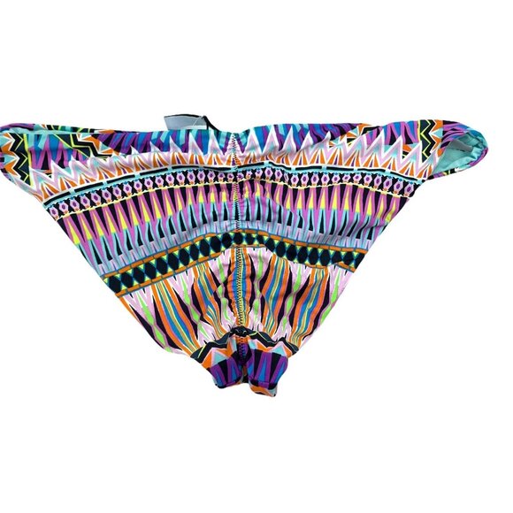 NWT Bar III Sunburst XL Multi Cheeky Hipster Bikini Swim Bottoms #89914 - Picture 3 of 3